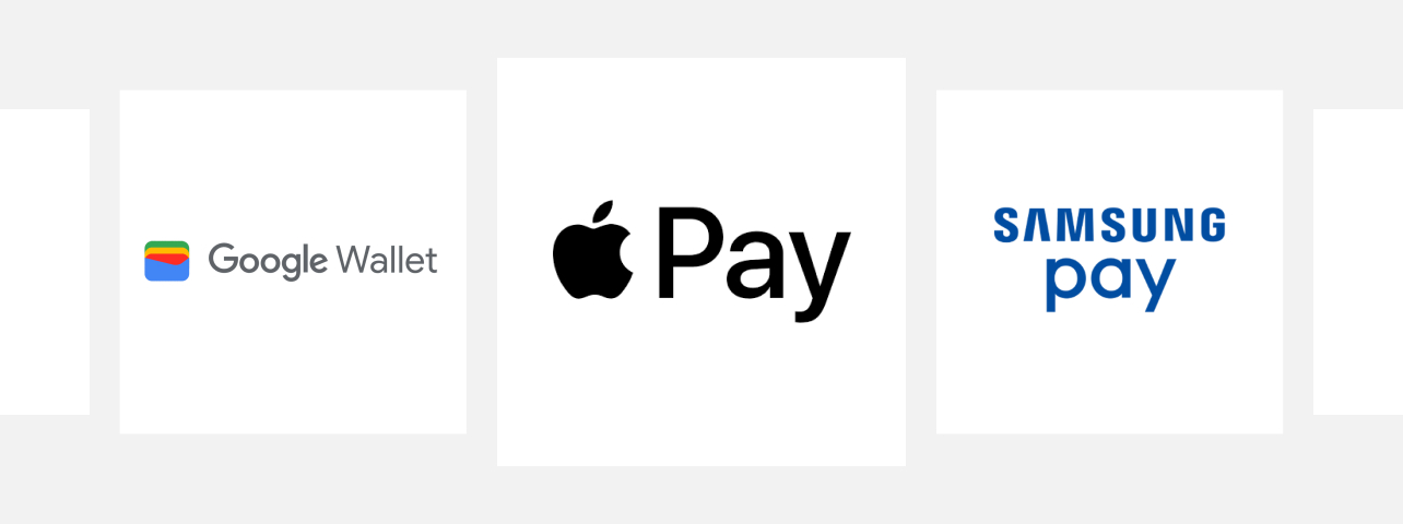 Google Wallet, Apple Pay, Samsung Pay